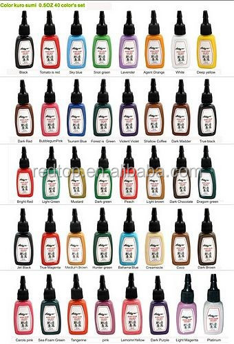 100%の元のお母さんの入れ墨インク(40colors) 問屋・仕入れ・卸・卸売り