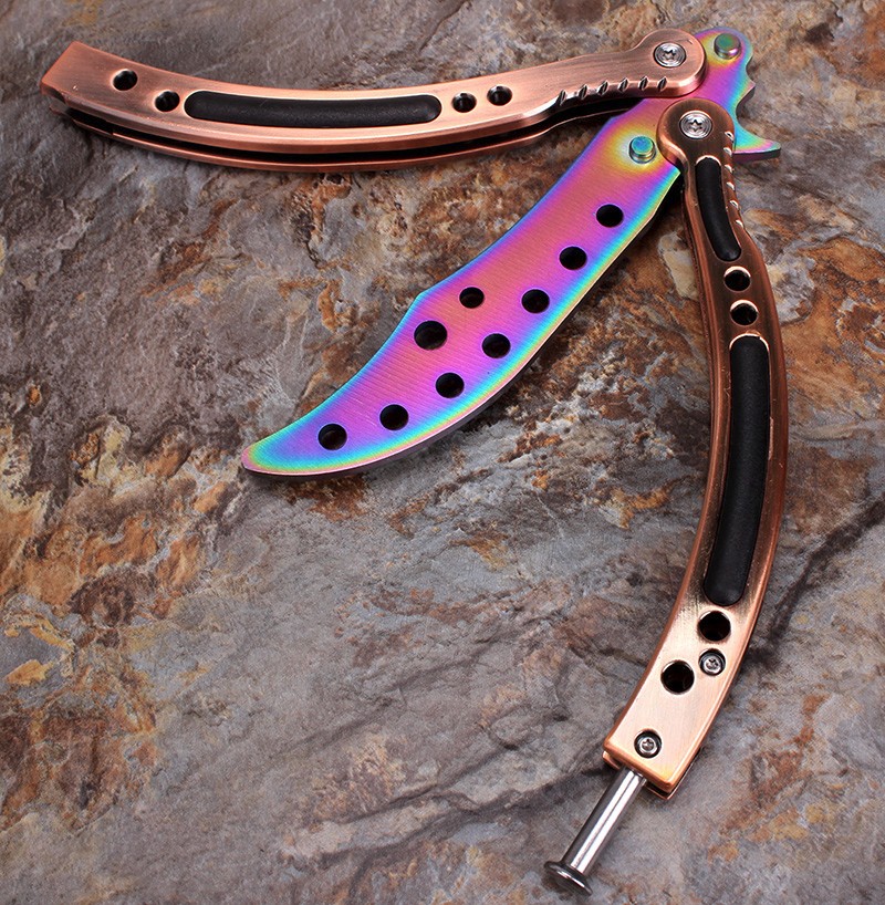 High Quality Csgo Butterfly Knife With Unsharped Blade Practise Training Knife Buy High