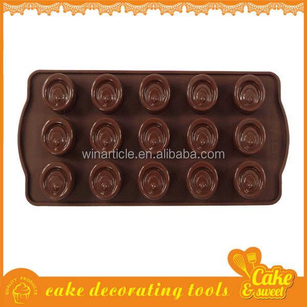 Differen shape&design silicone chocolate bar mould