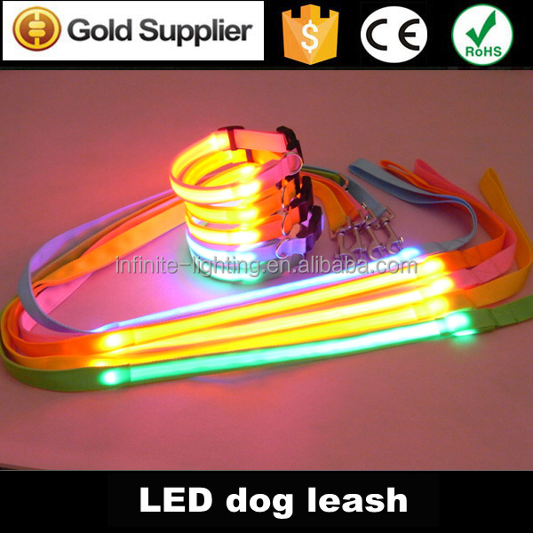 作ることができるusb充電式ペットアイテム/の犬の首輪led/led充電式犬の首輪仕入れ・メーカー・工場