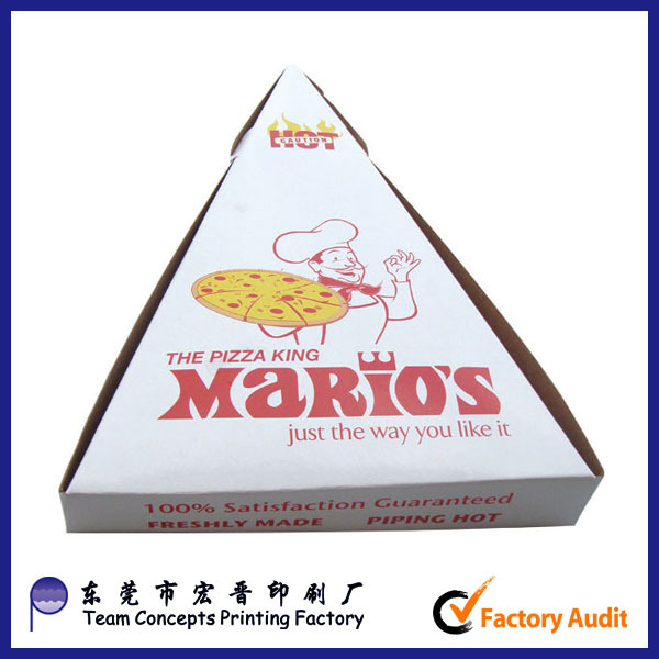 custom rectangular paper mini pizza box