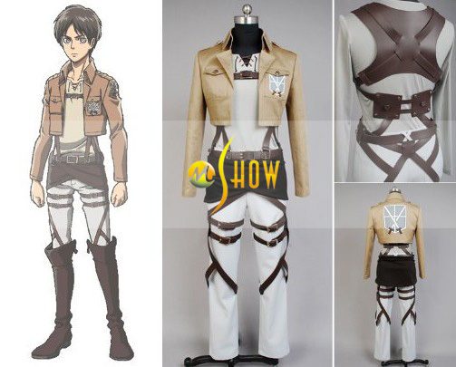 映画・テレビへの攻撃コスプレ衣装コスプレハロウィーンエレンタイタンイェーガーパーティーコスプレ衣装販売のための問屋・仕入れ・卸・卸売り