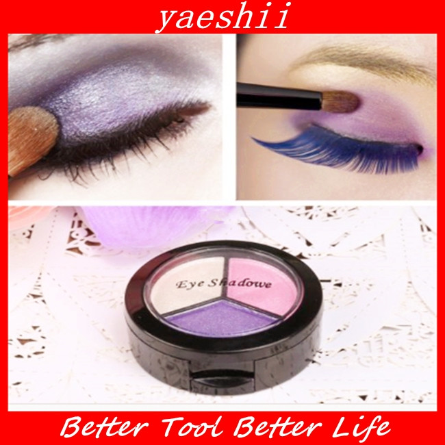 Yaeshii 3色誘惑紫シングルアイシャドーパレット 問屋・仕入れ・卸・卸売り