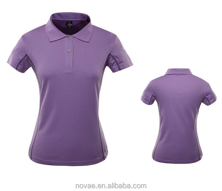 作るカスタムのdriフィットポロシャツ卸売女性のスポーツのポロシャツ外ポリエステル100％のドライフィットのシャツ仕入れ・メーカー・工場