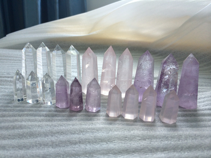 単一列の水晶天然透明クリスタル/ポイント仕入れ・メーカー・工場