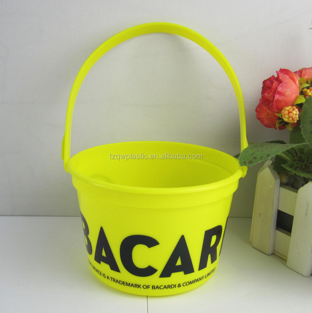 bpaフリー14オンスミニ、 子のプラスチックのバケツハンドル問屋・仕入れ・卸・卸売り