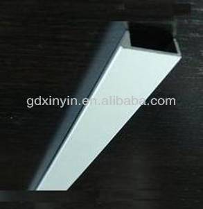 nuevo diseño de borde de aleación de aluminio de perfil para muebles de