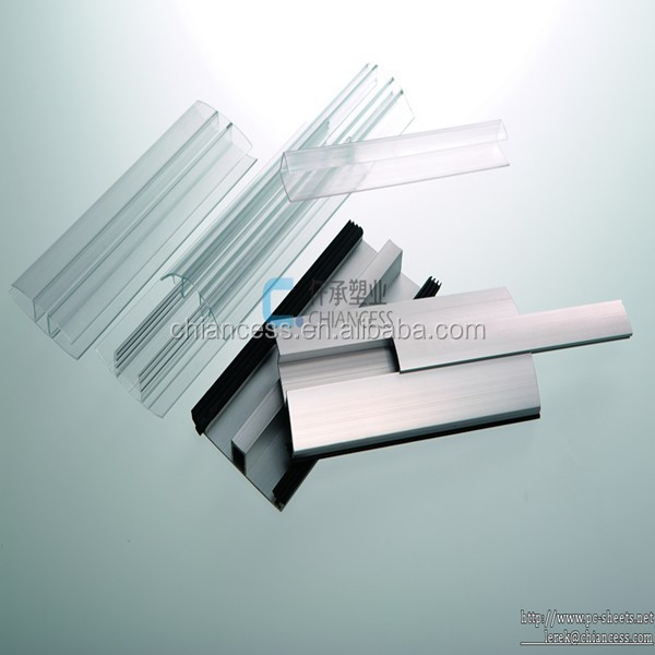 polycarbonate profiles/connector for pc sheet h/u profile and