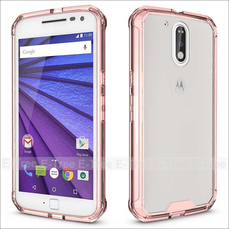 soft TPU phone back cover case for Motorola G4 Plus