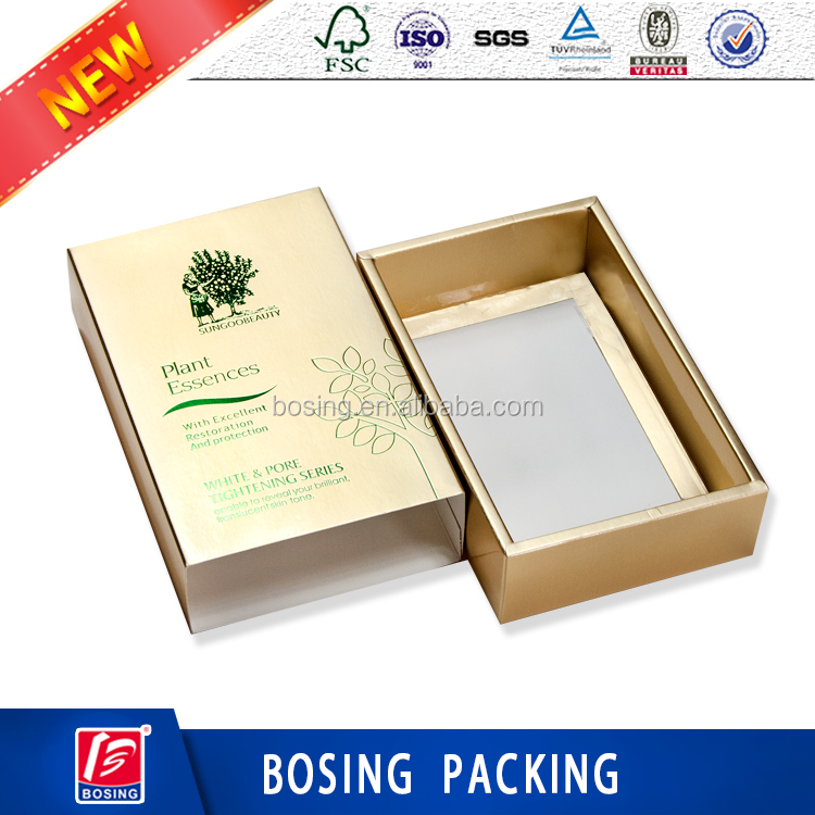 high end custom logo cosmetic gift box packaging boxes