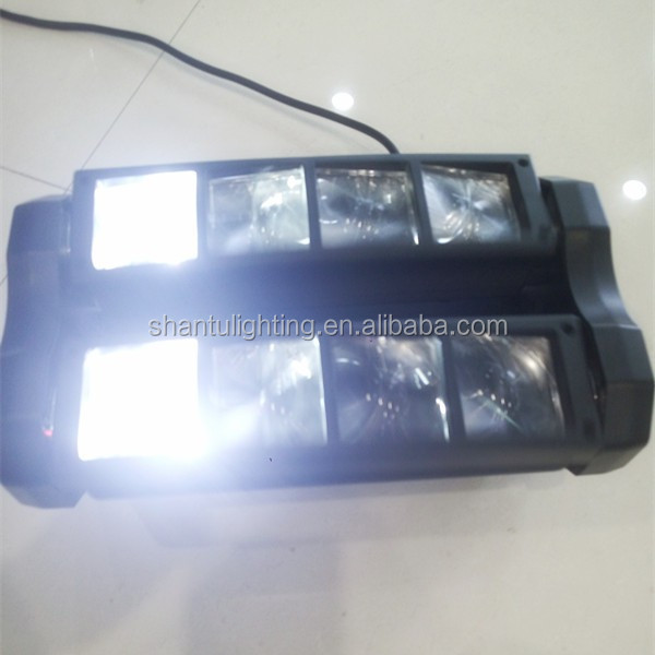 Djディスコプロフェッショナルショーライト工場価格8ピース3ワットrgbw ledミニスリムスパイダー光舞台照明仕入れ・メーカー・工場