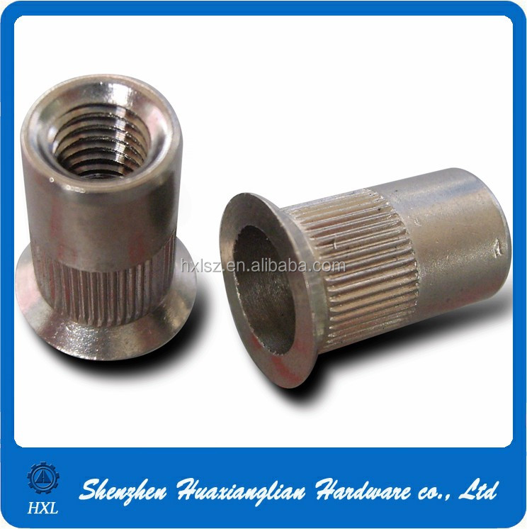 Oem Factory Made Galvanized M6 M8 M10 Knurled Body Round Slotted Rivet