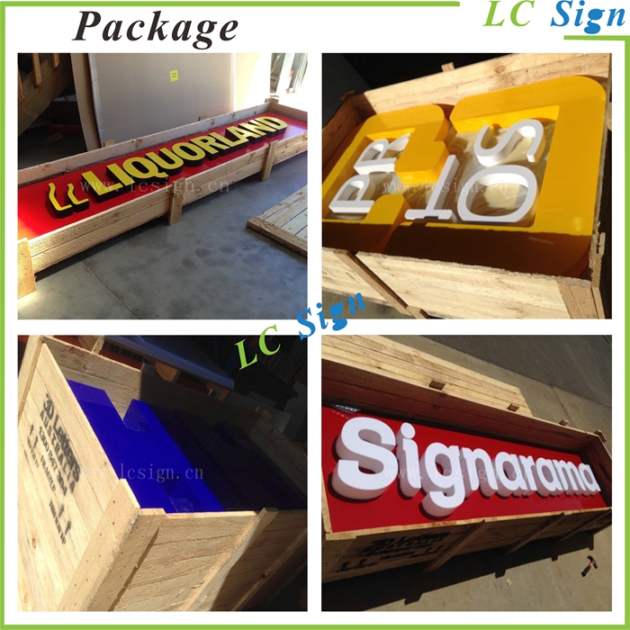 ステンレス鋼チャネルの手紙店の看板のために、 ビジネス記号、 屋外サインや屋内記号仕入れ・メーカー・工場
