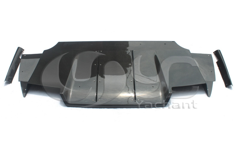 2011-2014 Subaru Impreza GVB STI Varis Style Rear Diffuser with Side Fin CF (1).jpg