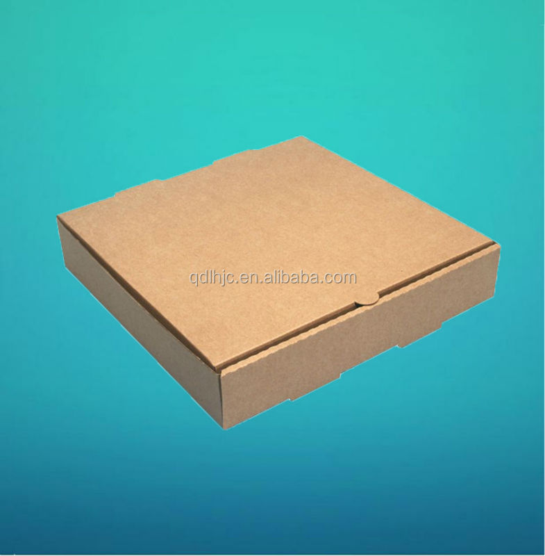 Traditional style white pizza box, plain pizza box