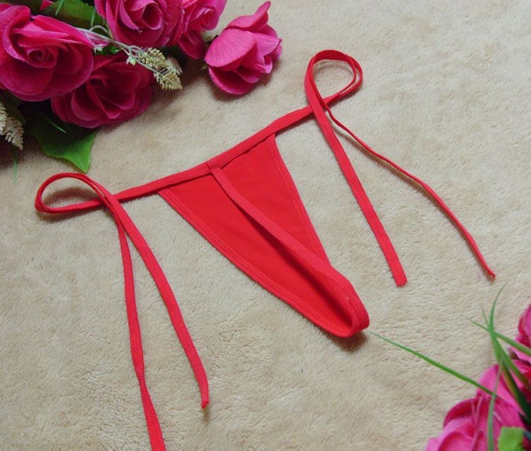 Купить Женские маленькие сексуальные v-string ремни т обратно трусики ...