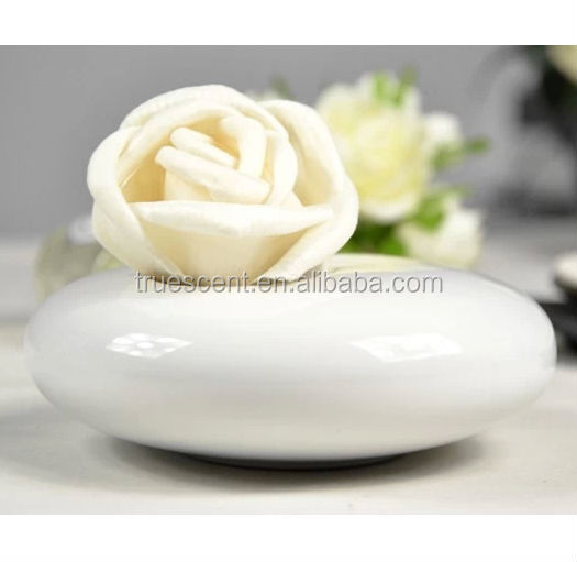 Decoractive不ブラック& ホワイトフラットセラミックボトルセットソラディフューザflowerts- fd50問屋・仕入れ・卸・卸売り