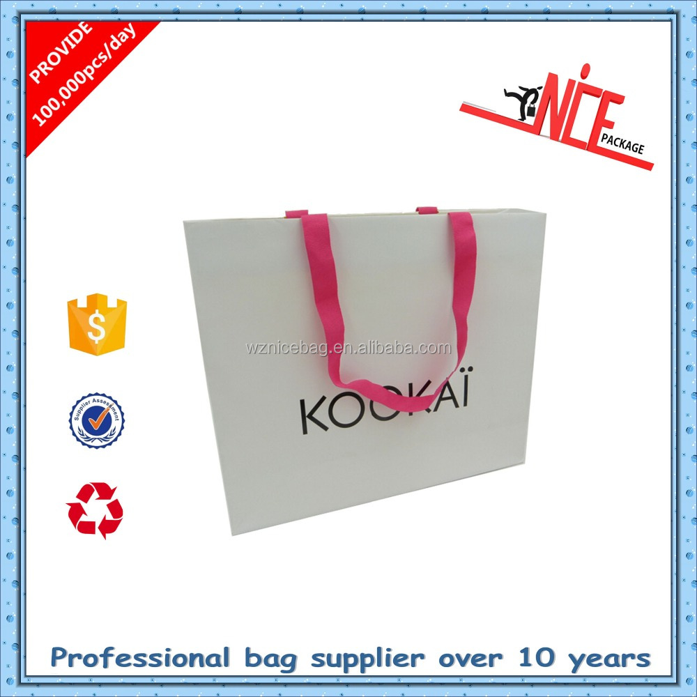 wholesale promotional bag raw materials of gift paper bag