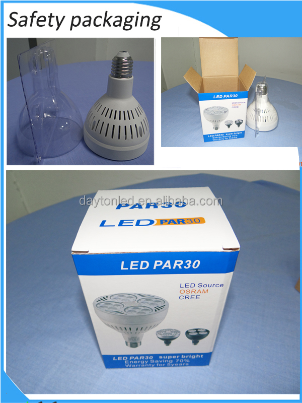 Dt デザイン特許osram光で冷却ファン内部3000 k 6000 k 8000 k led par30 35 ワット 40 ワット仕入れ・メーカー・工場