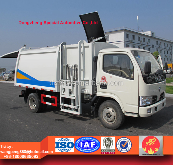 福田ミニサイドリフト廃棄物のトラック、 4トンダンプゴミ収集車販売のための仕入れ・メーカー・工場