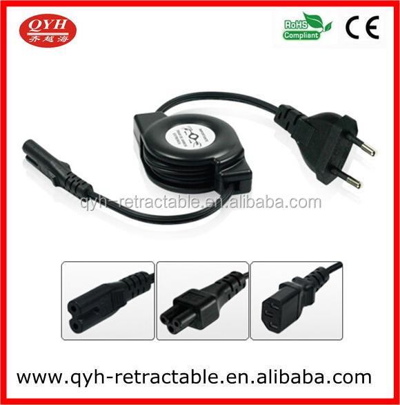 retractable Italy ac power cord cable for laptop仕入れ・メーカー・工場