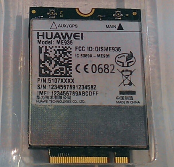 Hot Penta-band huawei me936 mini pci express 4g lte module band 20