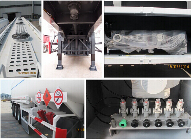 carbon steel fuel tank lorry trailer