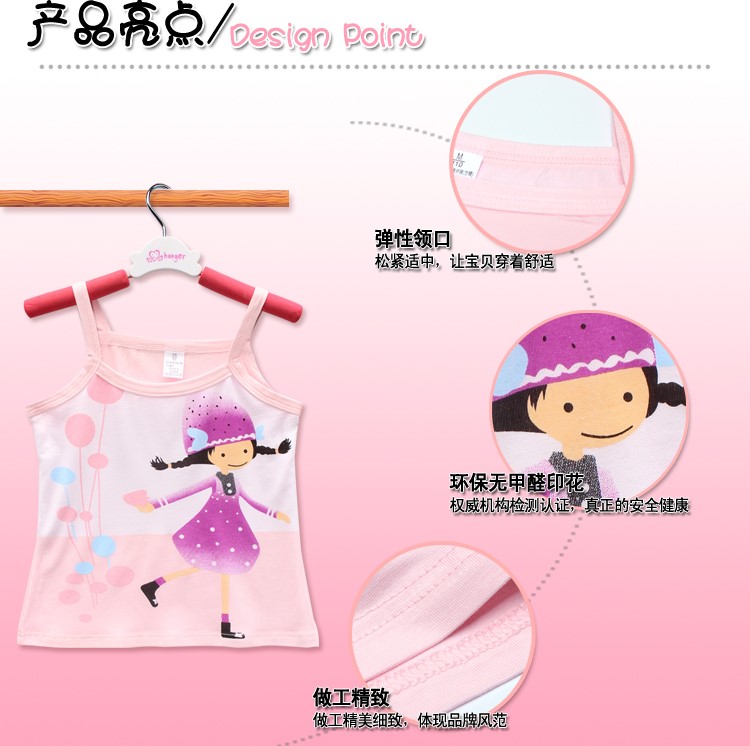 現代の女の子トップスプリントキッズノースリーブモーダルtシャツ赤ちゃんの女の子タンクトップ仕入れ・メーカー・工場