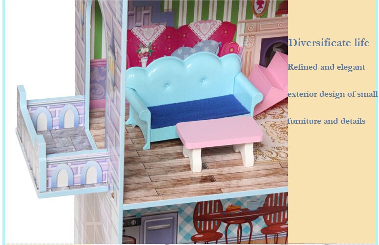 Cabaña para niños juguete creativo casa casa de muñecas casa ...