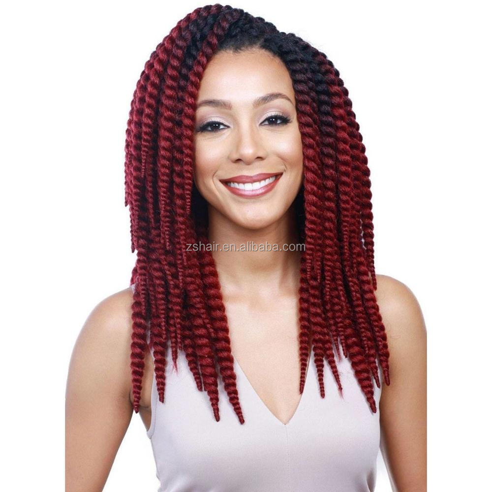 Zshair Senegal Bomba Skinny Twist 12 Hand Made Afro Twist Braid