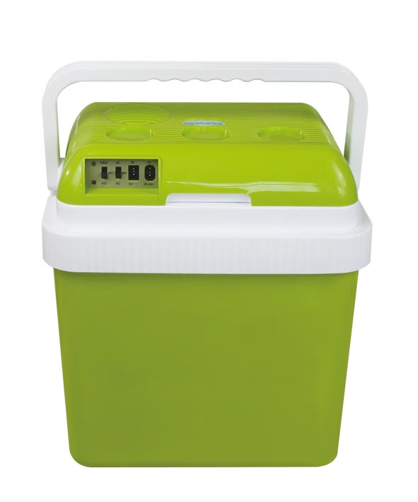 Aq-24l緑ポータブルクーラーとウォーマーミニ冷蔵庫クーラーボックスビールの冷蔵庫問屋・仕入れ・卸・卸売り