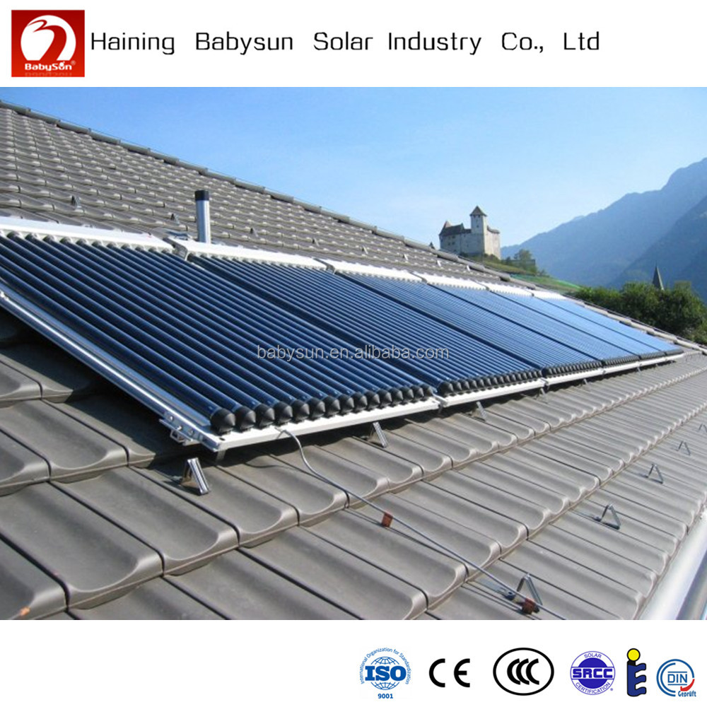 good quality better service rooftop heat pipe solar water heater