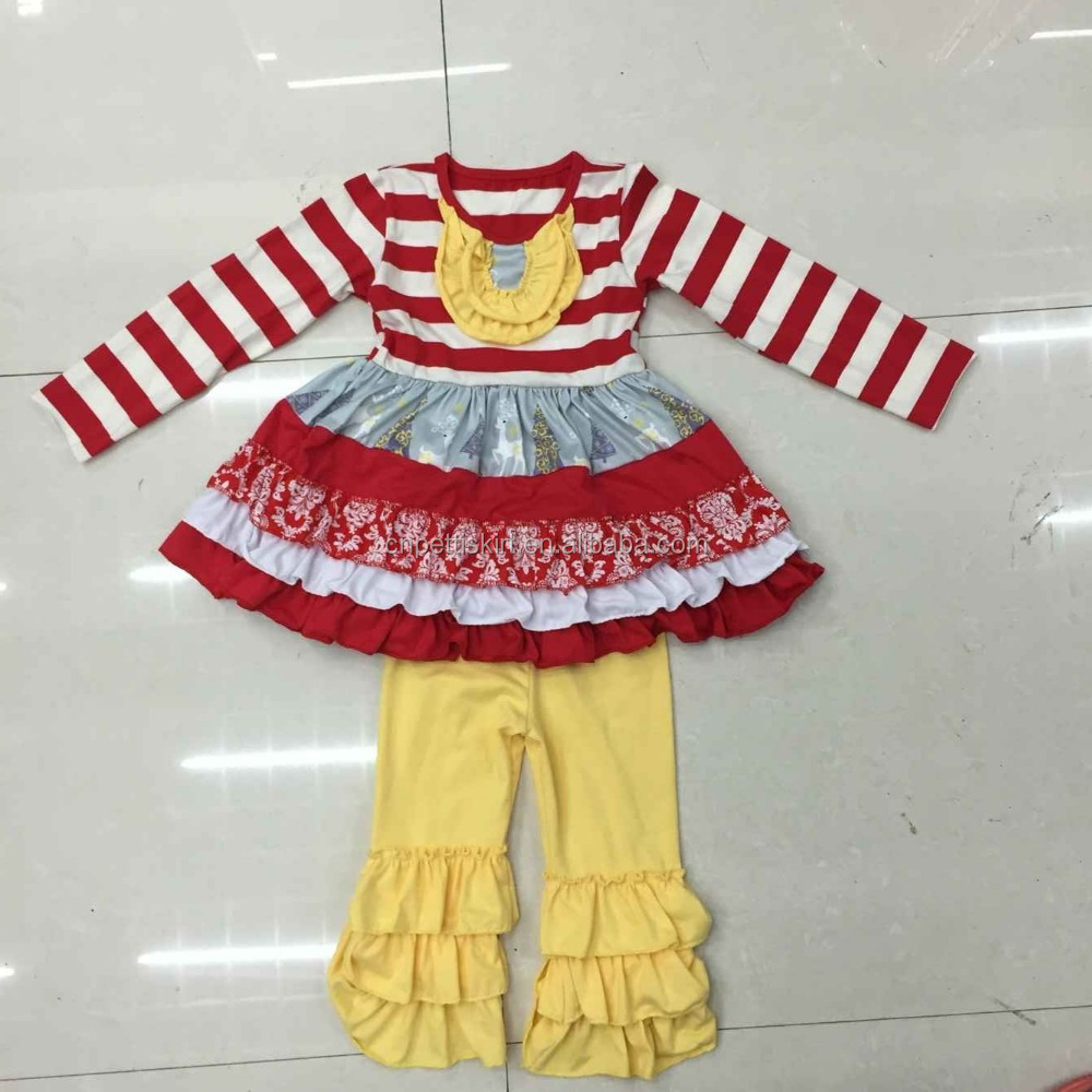 2016冬の女の子の服新生児服ブティッククリスマスパジャマ販売価格仕入れ・メーカー・工場