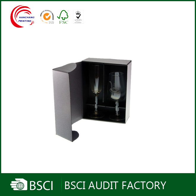 hot selling elegant wine glass packaging boxes supplier