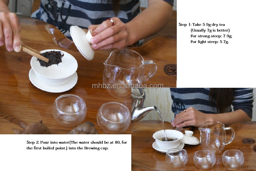 Bagged Puerh ripe tea cake
