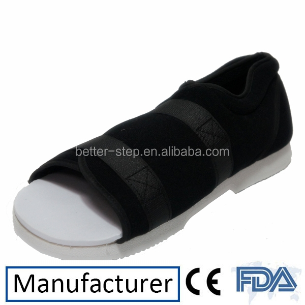 Open Toe Soft Medical Orthopedic Post Op Shoe For Fractures, View