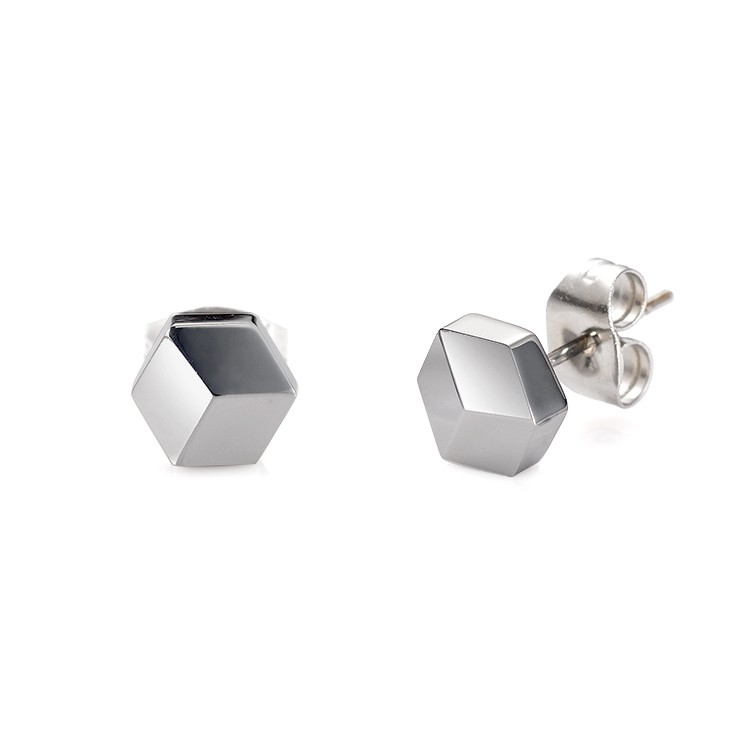 Silver Earrings Tungsten Carbide Earrings For Mens Womens Childrens