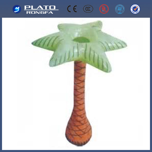 Coconut Pool Floating Inflatable Island, Durable Water Float Island