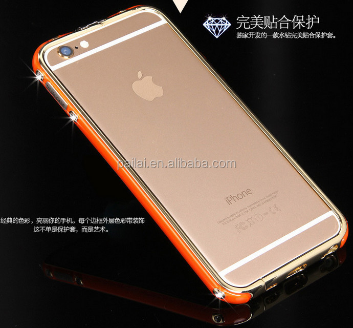 iphone用ケースの豪華なダイヤモンドのバンパー6最高の電話のケースを販売仕入れ・メーカー・工場