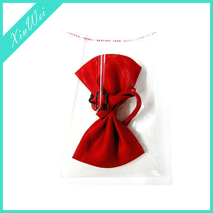 高品質なフォーマル着ているサテンの蝶ネクタイ赤仕入れ・メーカー・工場