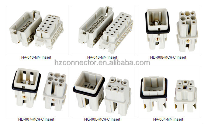 電源とグランドhartinghv-018-mピンヘビーデューティーコネクタ仕入れ・メーカー・工場
