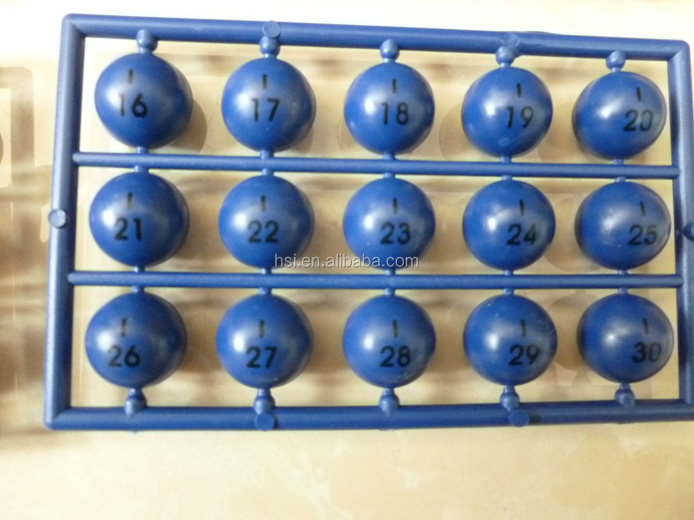 古典的なプラスチック製のカラフルなボールを再生するためのビンゴゲーム仕入れ・メーカー・工場