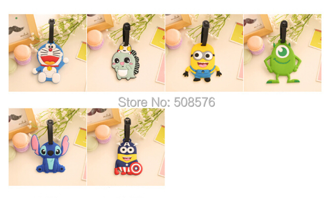 2014 New Cute Cartoon Image Design Travel Name Tag Korea Style
