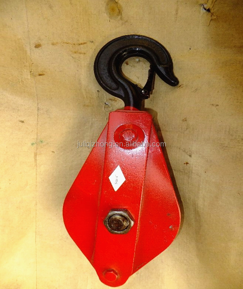 single sheave crane pulley for wire rope