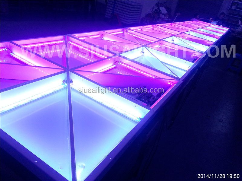 古典的な中国サプライヤー製造864個ledアクリルダンスフロア/白のダンスフロア/卸売ポータブルledのダンスフロア問屋・仕入れ・卸・卸売り