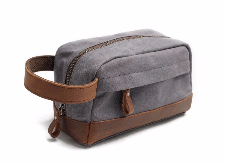 waxed waterproof canvas toiletry pouch bag for men (8).jpg