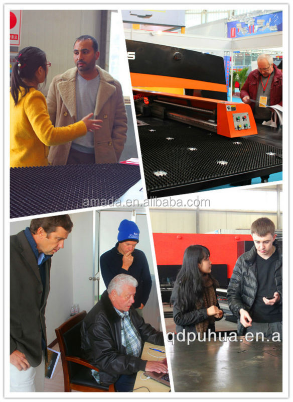 customer visit-CNC punch machine