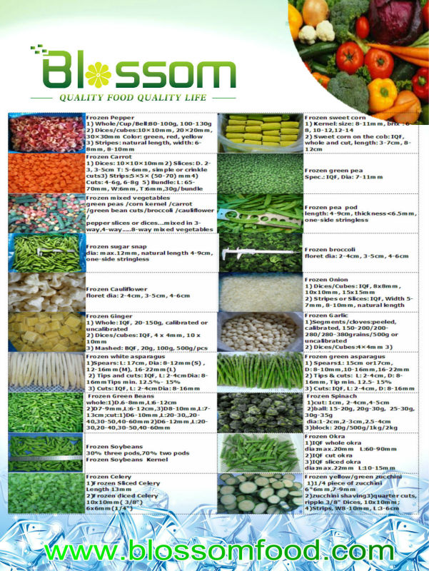 China bulk fresh bulk frozen color pepper