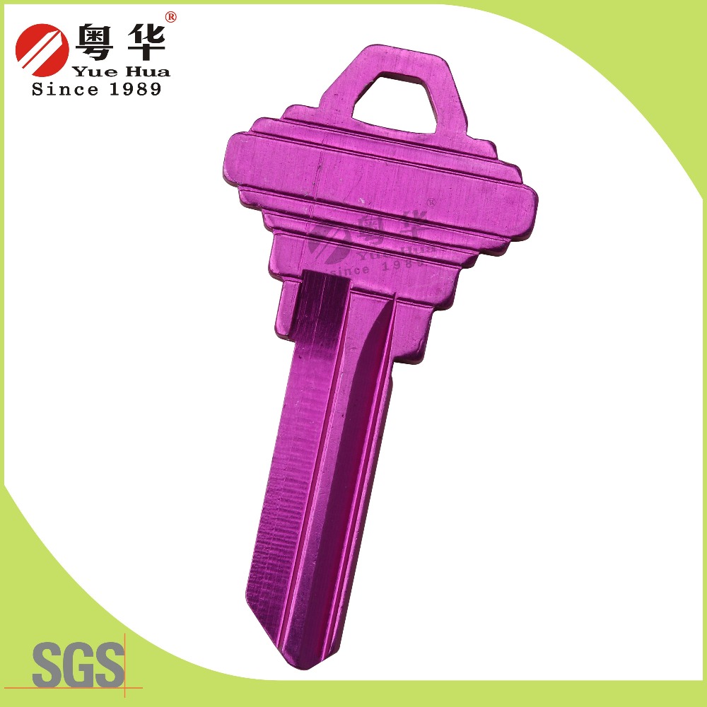 Types Of Decorative Key Blanks Aluminum Key Blank Pink Sc1 For