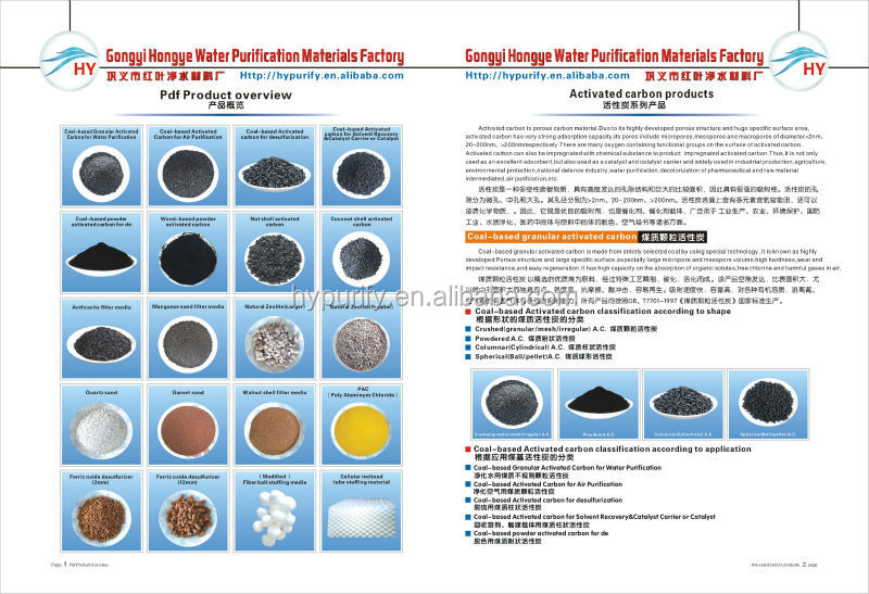 coconut shell bulk activated carbon for water and air further purification